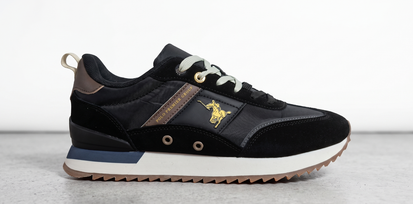 Zapatillas Caballero Polo Premier Group "Black"