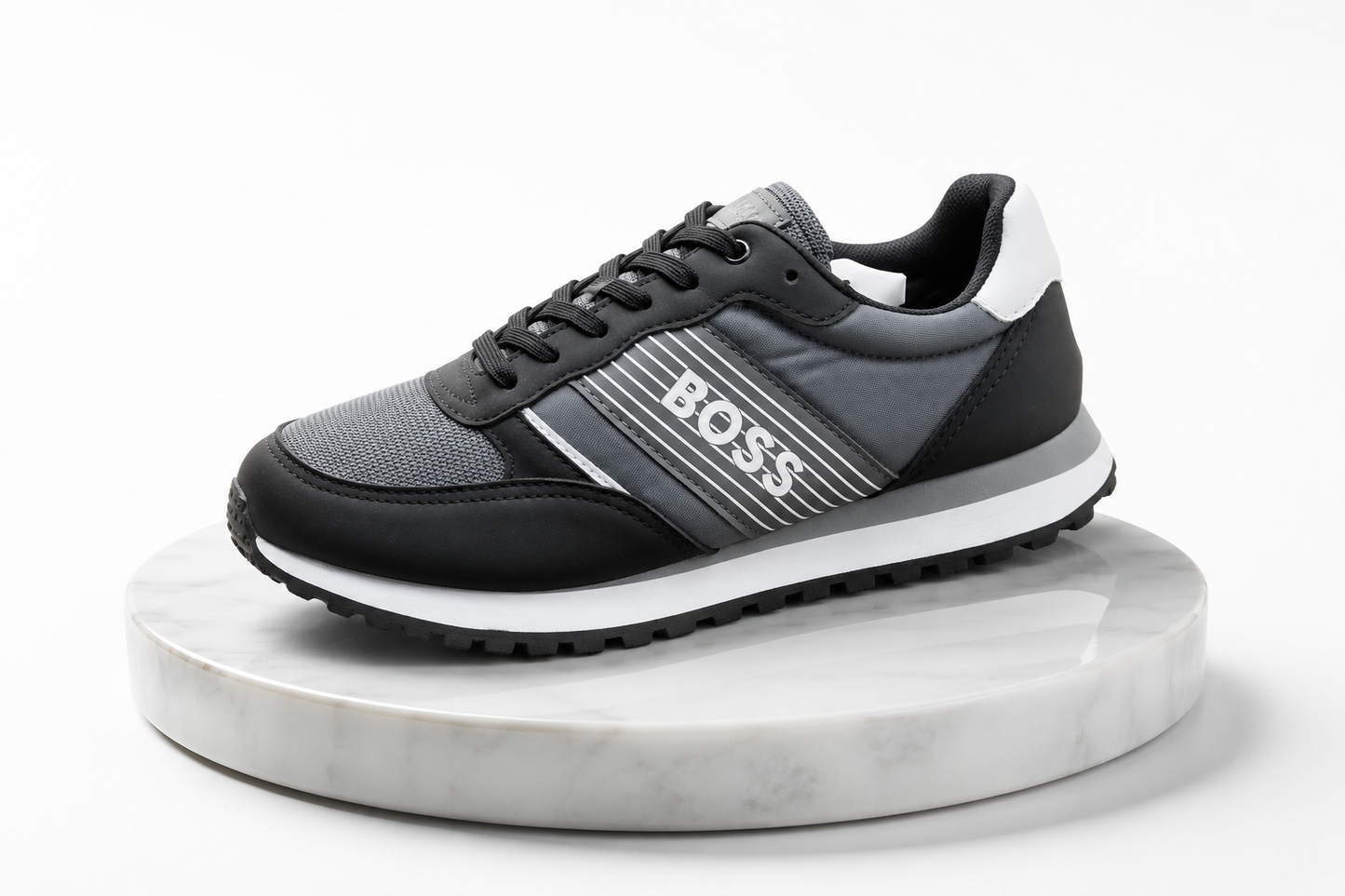 Zapatilla Caballero Hugo Boss "Black/Grey"