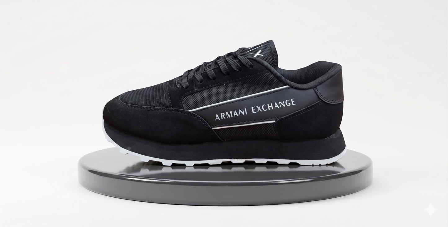 Zapatilla Caballero Armani Exchange "Black/White"