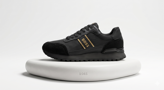 Zapatillas Caballero Hugo Boss Parkour "Negro/Dorado"