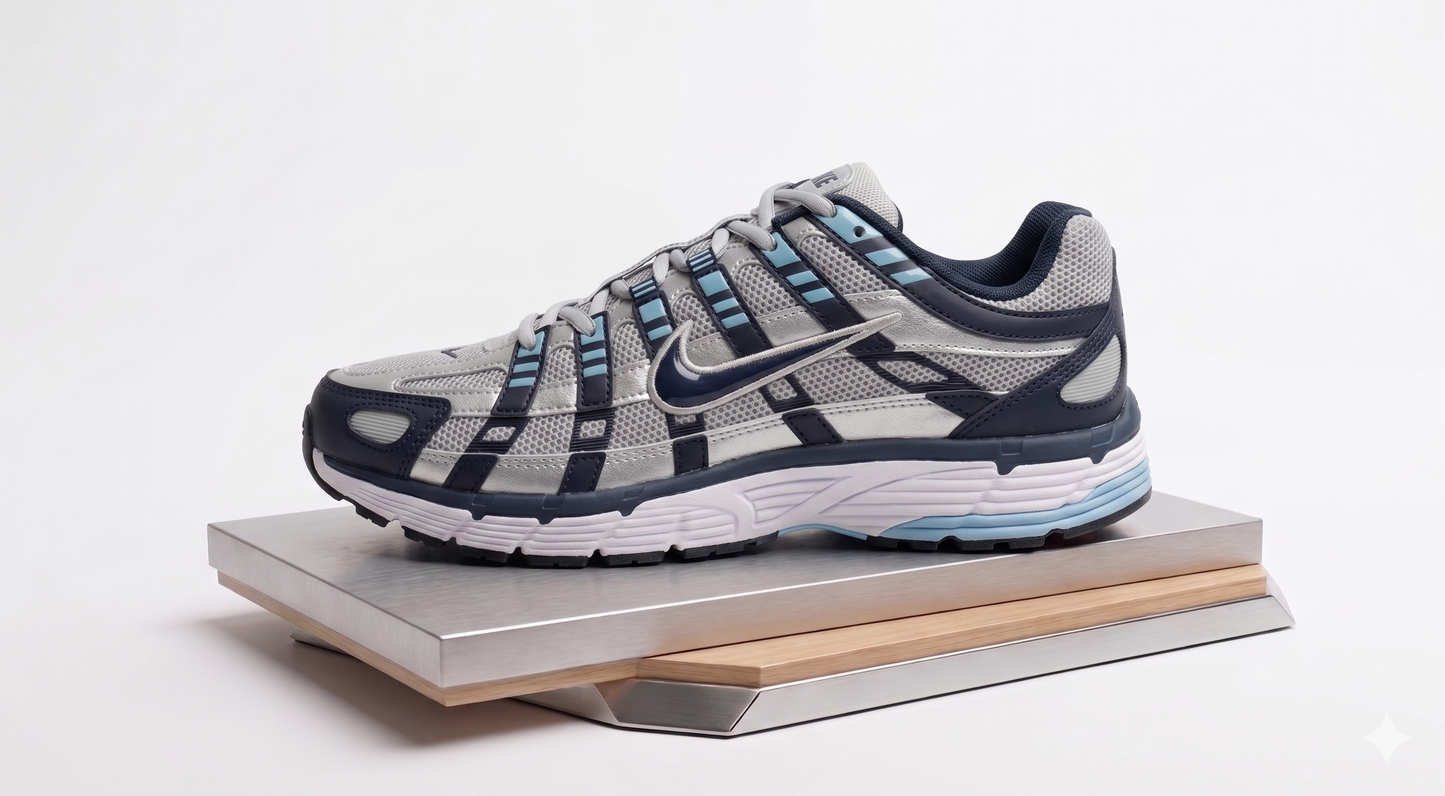 Zapatilla Hombre Nike P6000 "Metallic Silver/Blue"