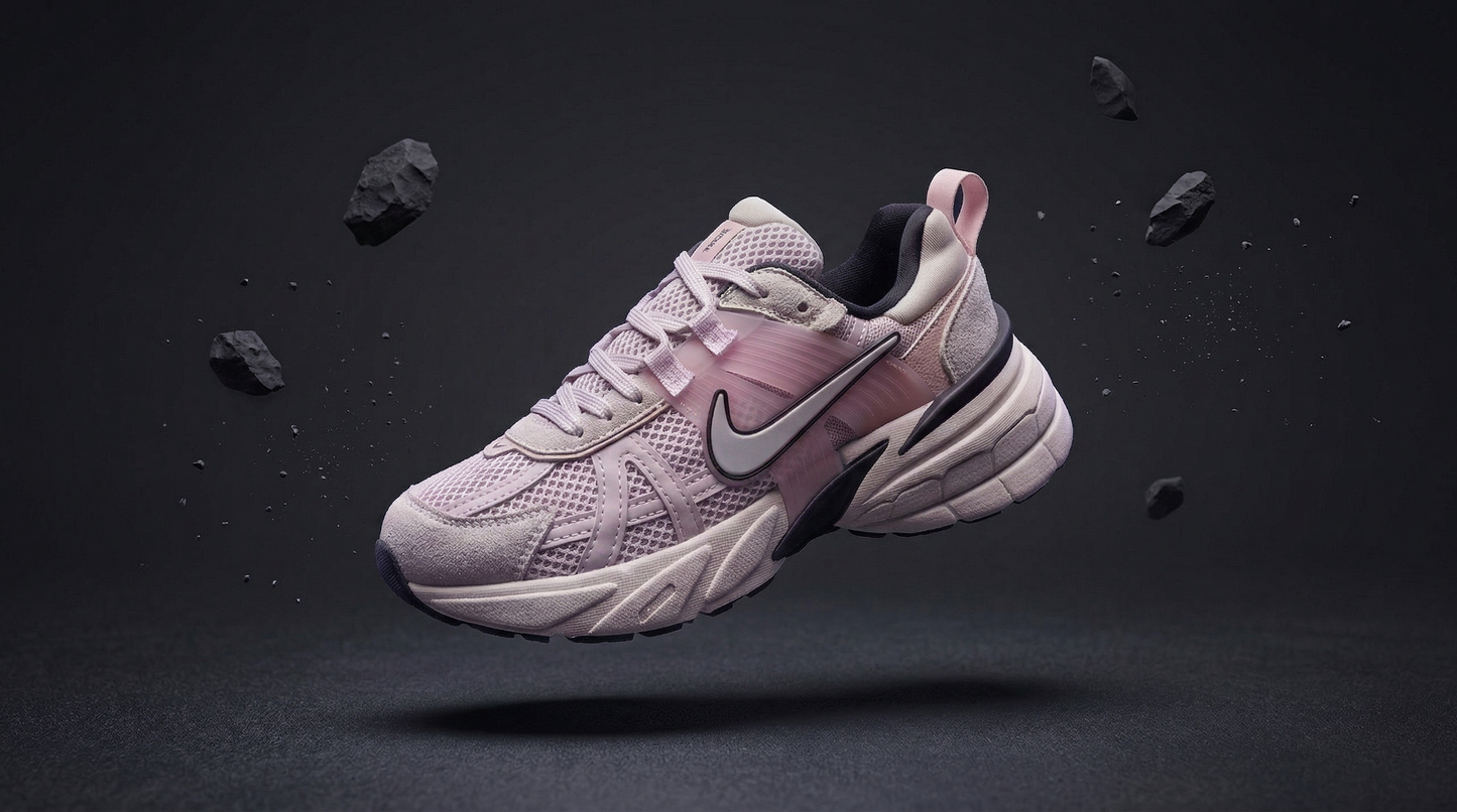 Zapatilla Dama Nike V2K Run "Beige/Pink"
