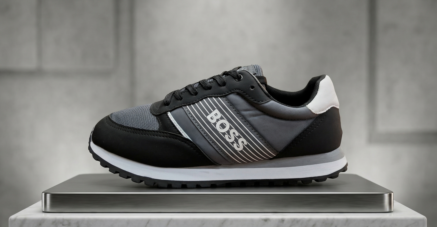 Zapatilla Caballero Hugo Boss "Black/Grey"