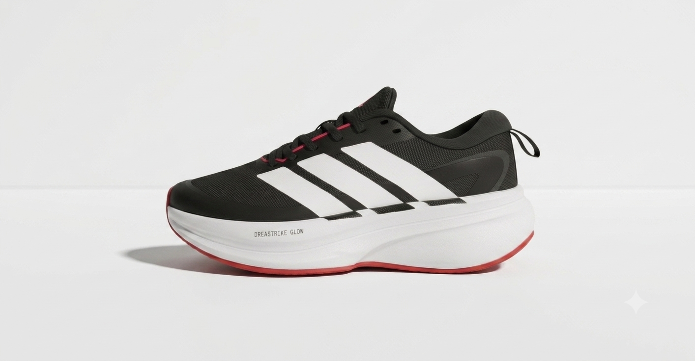 Zapatilla Hombre Adidas Supernova Glide "Black-Red"