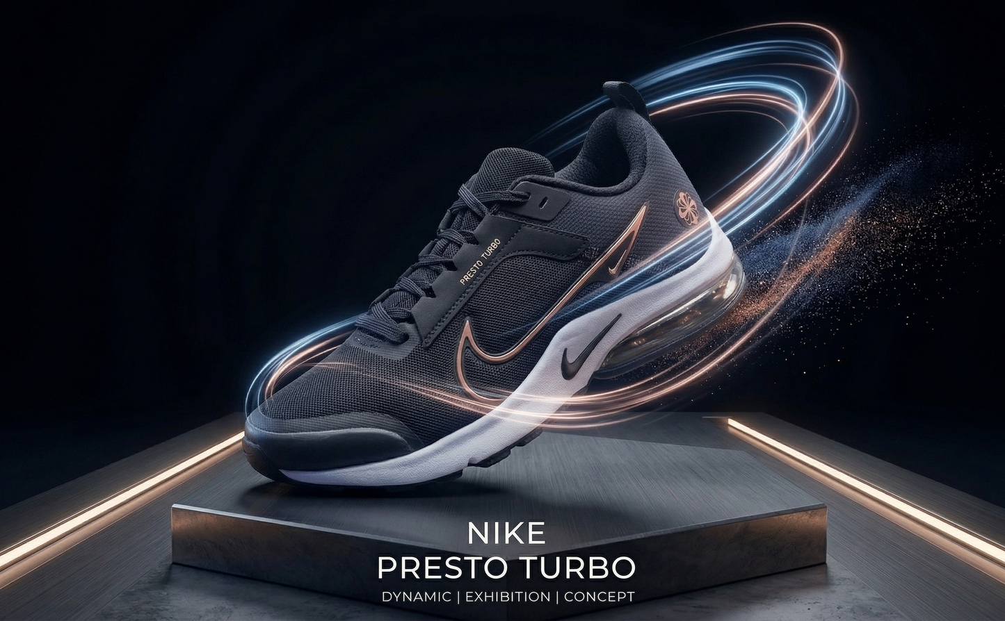 Zapatilla Hombre Nike Presto Turbo Edición Dorada