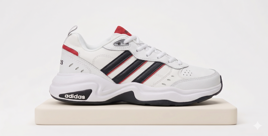 Zapatilla Hombre Adidas Strutter "Whitte/Black/Red"