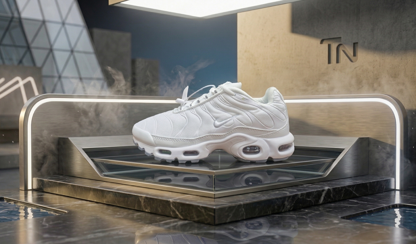 Zapatilla Hombre Nike Air Max Plus Blanca